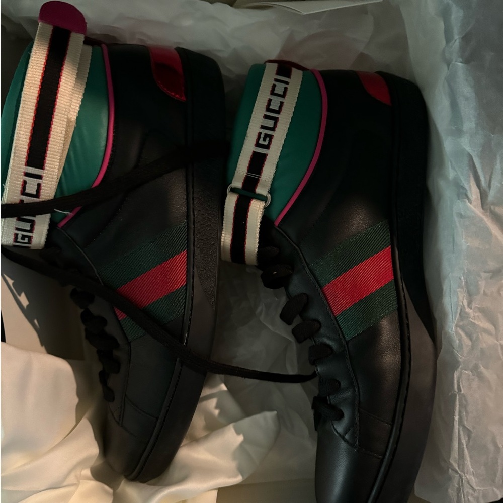 Gucci Ace high top size 10.5